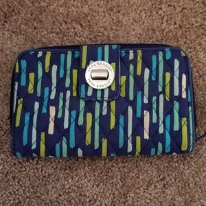 Vera Bradley "Katalina Blues" Turnlock Wallet